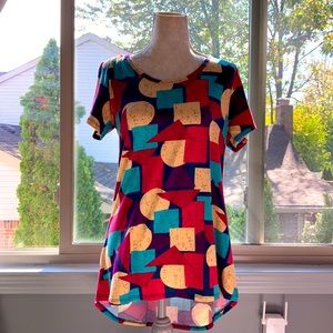 Lularoe Classic T - colorful geometric print